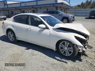2012 Infiniti G25 Sedan Journey with VIN JN1DV6AP5CM700694, listed as a Copart auction lot 49690675 with 133,379 mi miles and Salvage Title. Bid and sale history available at carsss.com. Image 4.