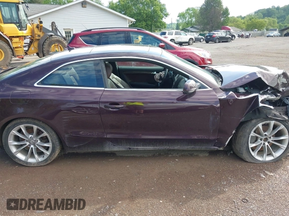 2014 Audi A5 Premium Plus with VIN WAULFAFR0EA027947, listed as a IAAI auction lot 42268709 with 195,060 mi miles and . Bid and sale history available at DreamBid. Image 14.