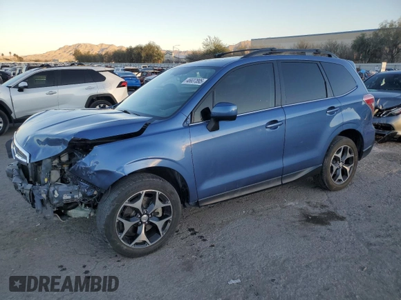 2015 Subaru Forester 2.0XT Premium with VIN JF2SJGDC1FH823549, listed as a Copart auction lot 46637895 with 81,933 mi miles and Salvage Title. Bid and sale history available at carsss.com. Image 1.