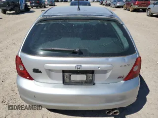 2003 Honda Civic Si with VIN SHHEP33543U400366, listed as a Copart auction lot 46257835 with 42,865 mi miles and Salvage Title. Bid and sale history available at DreamBid. Image 6.
