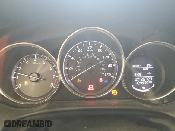 2013 Mazda CX-5 Sport with VIN JM3KE2BE6D0110272, listed as a Copart auction lot 57570725 with 124,475 mi miles and Salvage title. Bid and sale history available at DreamBid. Image 9.