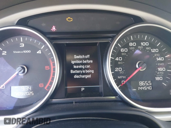 2014 Audi Q7 Premium Plus with VIN WA1LMAFE1ED018222, listed as a IAAI auction lot 42692262 with 144,540 mi miles and . Bid and sale history available at DreamBid. Image 7.