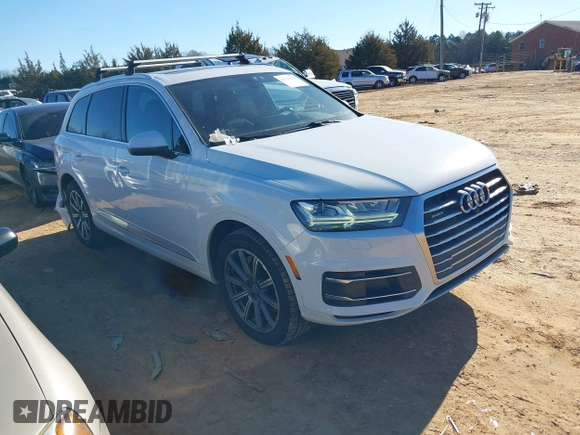 2019 Audi Q7 Premium Plus with VIN WA1LHAF71KD044983, listed as a IAAI auction lot 41367170 with 62,564 mi miles and . Bid and sale history available at DreamBid. Image 1.