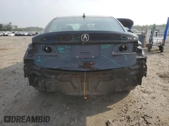2015 Acura TLX Technology with VIN 19UUB2F50FA017332, listed as a Copart auction lot 60505425 with 108,617 mi miles and Salvage title. Bid and sale history available at DreamBid. Image 6.