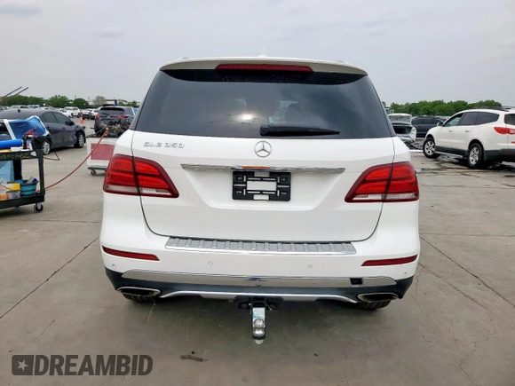 2017 Mercedes-Benz GLE 350 with VIN 4JGDA5JB1HA864178, listed as a Copart auction lot 53713285 with 73,167 mi miles and Salvage title. Bid and sale history available at DreamBid. Image 6.
