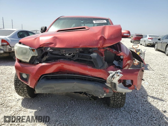 2014 Toyota Tacoma PreRunner with VIN 5TFTU4GN9EX052879, listed as a Copart auction lot 49466945 with 186,032 mi miles and Salvage title. Bid and sale history available at DreamBid. Image 5.
