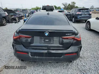2022 BMW 4 Series 430i with VIN WBA53AP08NCJ06319, listed as a Copart auction lot 50144015 with 17,935 mi miles and Salvage Title. Bid and sale history available at carsss.com. Image 6.