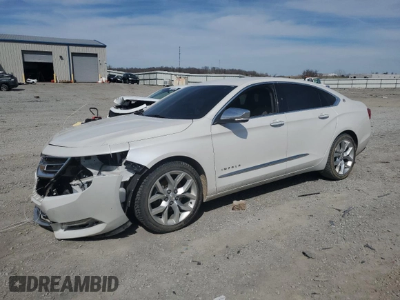 2016 Chevrolet Impala LTZ with VIN 2G1145S34G9205116, listed as a Copart auction lot 48462355 with 109,961 mi miles and Salvage Title. Bid and sale history available at carsss.com. Image 1.