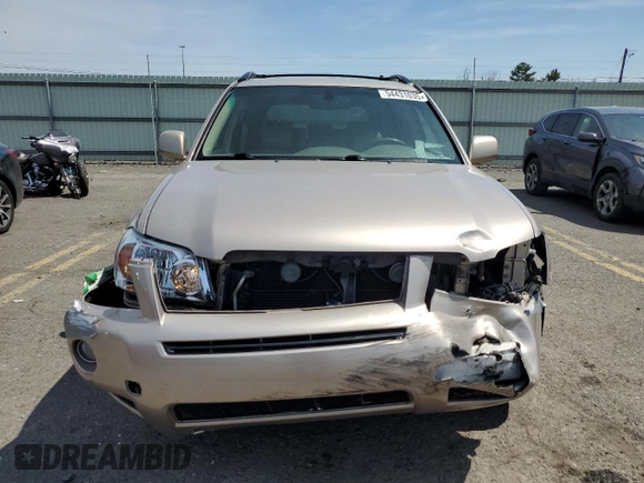 2007 Toyota Highlander Hybrid w/3rd Row with VIN JTEEW21A570041737, listed as a Copart auction lot 54431035 with 253,380 mi miles and Clean Title. Bid and sale history available at carsss.com. Image 5.
