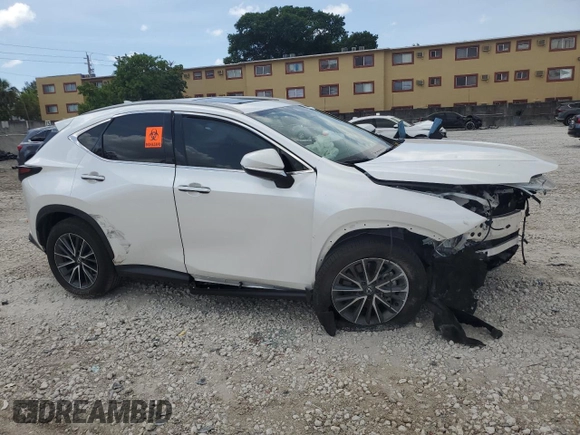 2025 Lexus NX 350 Premium with VIN 2T2GGCEZ9SC076517, listed as a Copart auction lot 58912265 with 4,530 mi miles and Non repairable. Bid and sale history available at DreamBid. Image 4.