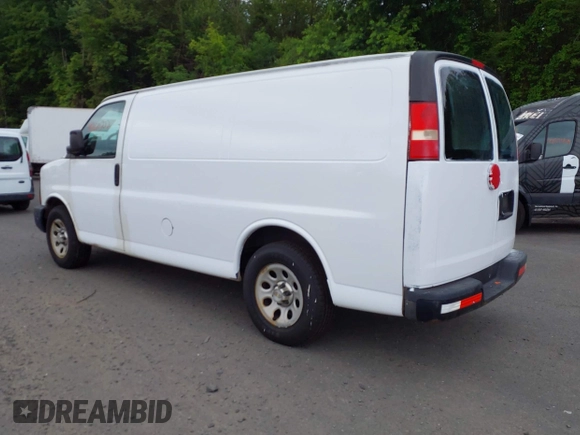 2013 Chevrolet Express Cargo with VIN 1GCSGAFX7D1162349, listed as a IAAI auction lot 42610322 with 260,320 mi miles and . Bid and sale history available at DreamBid. Image 3.