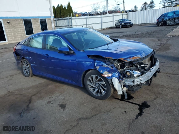 2018 Honda Civic Sedan EX with VIN 2HGFC2F71JH600865, listed as a Copart auction lot 52006645 with 118,613 mi miles and Salvage Title. Bid and sale history available at carsss.com. Image 4.