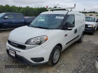 2022 Ram ProMaster City Cargo Tradesman with VIN ZFBHRFAB9N6W47872, listed as a Copart auction lot 54801925 with 91,656 mi miles and Salvage Title. Bid and sale history available at DreamBid. Image 1.