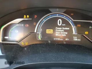 2019 Honda Clarity Touring with VIN JHMZC5F39KC002519, listed as a Copart auction lot 37836573 with 19,780 mi miles. Bid and sale history available at carsss.com. Image 9.