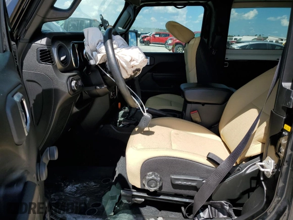 2023 Jeep Wrangler Sport with VIN 1C4HJXAG3PW672856, listed as a Copart auction lot 70444274 with 6,077 mi miles and Salvage title. Bid and sale history available at DreamBid. Image 7.