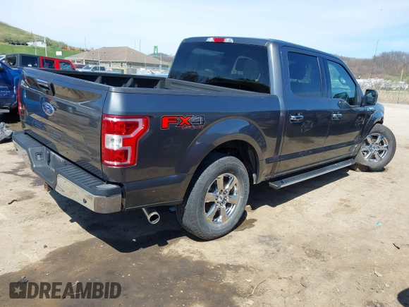 2018 Ford F-150 XL with VIN 1FTEW1E54JFE02925, listed as a IAAI auction lot 42002280 with 31,893 mi miles. Bid and sale history available at carsss.com. Image 4.