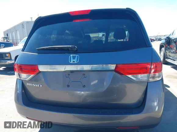 2015 Honda Odyssey EX-L with VIN 5FNRL5H66FB063215, listed as a IAAI auction lot 41846532 with 153,048 mi miles and . Bid and sale history available at carsss.com. Image 17.