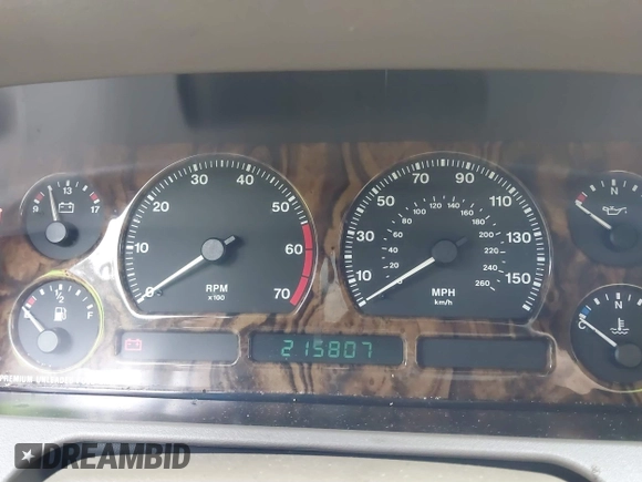 1997 Jaguar XJ with VIN SAJHX1245VC788530, listed as a IAAI auction lot 41768247 with 215,807 mi miles and . Bid and sale history available at DreamBid. Image 7.