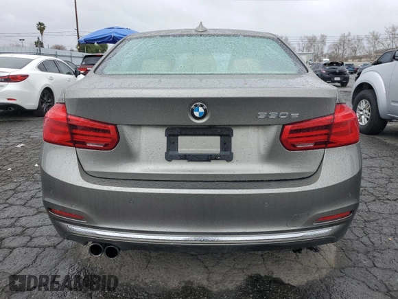 2016 BMW 3 Series 330e iPerformance with VIN WBA8E1C57GK479837, listed as a Copart auction lot 42877554 with 72,443 mi miles. Bid and sale history available at carsss.com. Image 6.