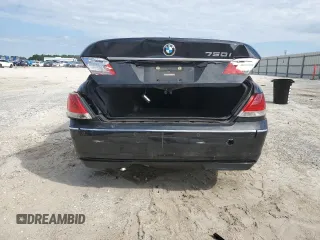 2008 BMW 7 Series 750i with VIN WBAHL83548DT11870, listed as a Copart auction lot 73282444 with Not Provided miles and Salvage Title. Bid and sale history available at carsss.com. Image 6.