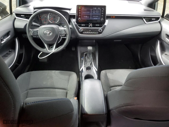 2021 Toyota Corolla SE with VIN JTDS4MCE9MJ076201, listed as a Copart auction lot 42637165 with 49,635 mi miles and Salvage Title. Bid and sale history available at carsss.com. Image 8.