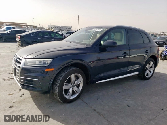 2018 Audi Q5 Premium with VIN WA1ANAFYXJ2078763, listed as a Copart auction lot 49162375 with 115,243 mi miles and Salvage Title. Bid and sale history available at DreamBid. Image 1.