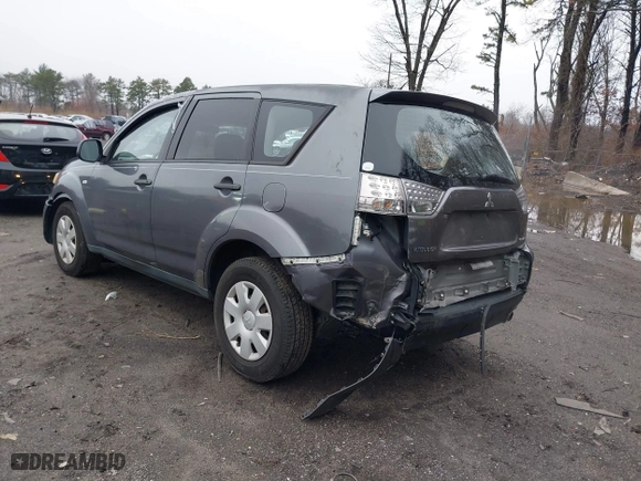 2007 Mitsubishi Outlander ES with VIN JA4MS31X07Z015784, listed as a IAAI auction lot 38911508 with 166,115 mi miles. Bid and sale history available at carsss.com. Image 3.