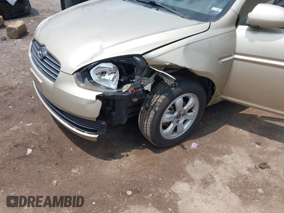 2006 Hyundai Accent GLS with VIN KMHCN46C26U037605, listed as a IAAI auction lot 42431996 with 86,128 mi miles and . Bid and sale history available at DreamBid. Image 6.