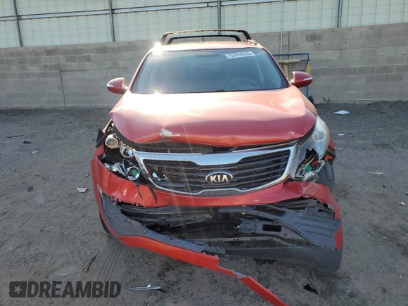 2013 Kia Sportage LX with VIN KNDPBCA26D7400149, listed as a Copart auction lot 57918635 with 66,100 mi miles and Salvage title. Bid and sale history available at DreamBid. Image 5.