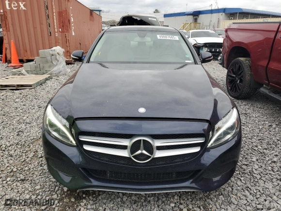 2015 Mercedes-Benz C-Class C 300 with VIN 55SWF4JB4FU065863, listed as a Copart auction lot 49887685 with 68,258 mi miles and Salvage Title. Bid and sale history available at carsss.com. Image 5.