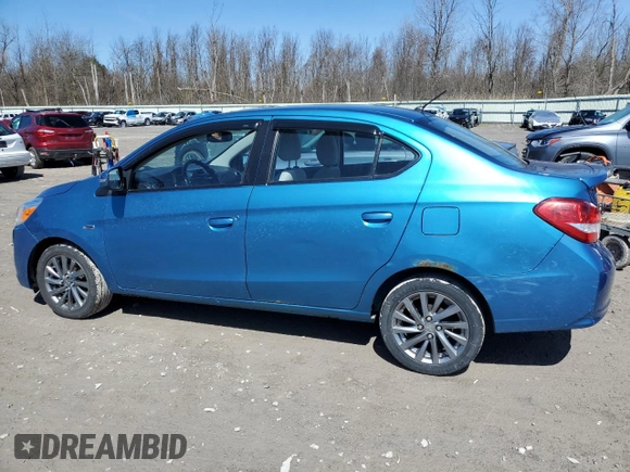 2017 Mitsubishi Mirage G4 SE with VIN ML32F4FJ4HHF07064, listed as a Copart auction lot 53099665 with 77,556 mi miles and Salvage Title. Bid and sale history available at carsss.com. Image 2.