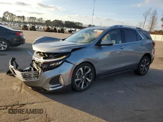 2023 Chevrolet Equinox Premier z VIN 3GNAXNEG3PL139742, wystawiony jako Copart lot #44652755 z przebiegiem 46 793 mil mil oraz Szkoda całkowita • Salvage title. Historia ofert i sprzedaży dostępna na DreamBid. Obrazek 1.