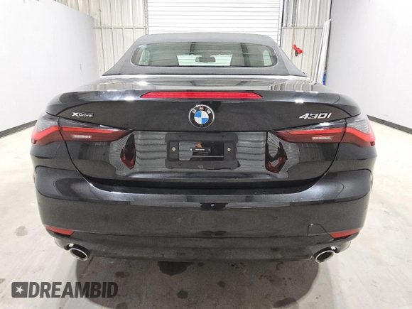 2024 BMW 4 Series 430i xDrive with VIN WBA43AT02RCR77255, listed as a Copart auction lot 49742745 with 17,944 mi miles and Clean Title. Bid and sale history available at carsss.com. Image 6.