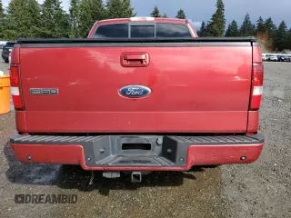2008 Ford F-150 XLT with VIN 1FTPW12V38KC19224, listed as a Copart auction lot 52386775 with 186,756 mi miles and Salvage Title. Bid and sale history available at carsss.com. Image 6.
