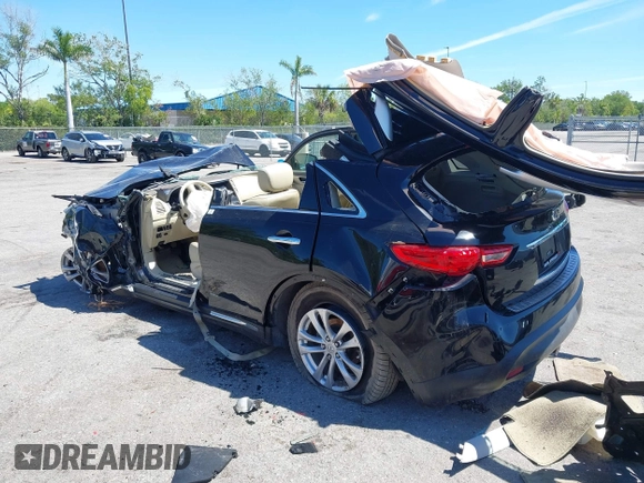 2014 Infiniti QX70 с VIN JN8CS1MU7EM451585, выставлен на аукционе IAAI как лот 41861091 с пробегом Не указан миль и . История ставок и продаж доступна на DreamBid. Изображение 3.