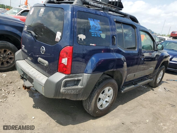 2006 Nissan Xterra X with VIN 5N1AN08W66C540583, listed as a Copart auction lot 56379584 with 198,782 mi miles and Salvage Title. Bid and sale history available at carsss.com. Image 3.