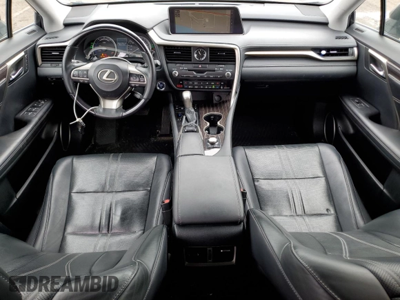 2018 Lexus RX 450h with VIN 2T2BGMCA7JC023729, listed as a Copart auction lot 57952585 with 169,102 mi miles and Clean title. Bid and sale history available at DreamBid. Image 8.