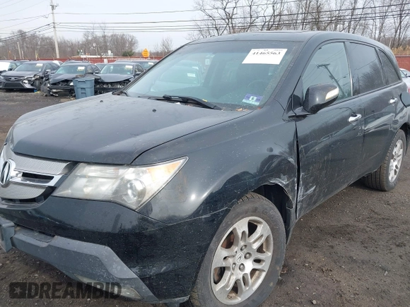 2009 Acura MDX Tech/Entertainment Pkg with VIN 2HNYD28429H520665, listed as a IAAI auction lot 41465563 with 127,666 mi miles. Bid and sale history available at carsss.com. Image 18.