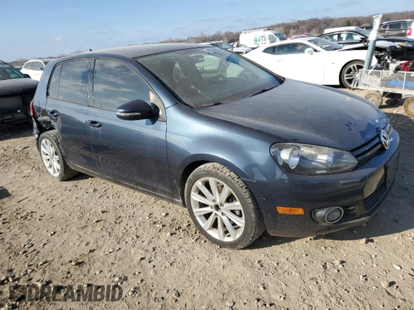 2012 Volkswagen Golf TDI with VIN WVWNM7AJ1CW016932, listed as a Copart auction lot 85508254 with 104,743 mi miles and Salvage title. Bid and sale history available at DreamBid. Image 4.
