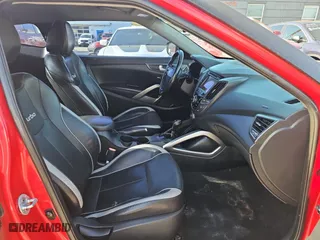 2013 Hyundai Veloster Turbo w/Black Int with VIN KMHTC6AE4DU142055, listed as a Copart auction lot 54666655 with 110,777 mi miles and Clean Title. Bid and sale history available at carsss.com. Image 5.