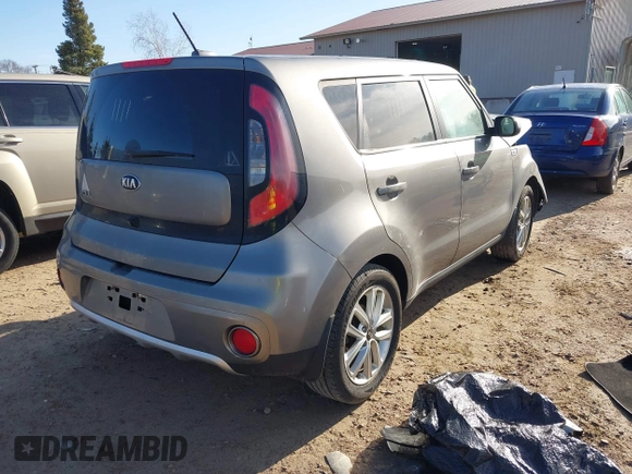 2017 Kia Soul + with VIN KNDJP3A50H7424728, listed as a IAAI auction lot 42021111 with 131,753 mi miles and . Bid and sale history available at DreamBid. Image 4.