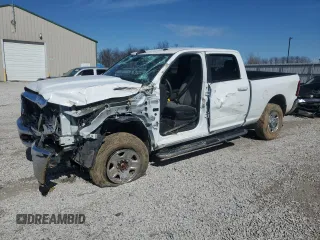 2021 Ram 2500 Big Horn with VIN 3C6UR5DL6MG509091, listed as a Copart auction lot 46130195 with 93,038 mi miles and Salvage title. Bid and sale history available at DreamBid. Image 1.