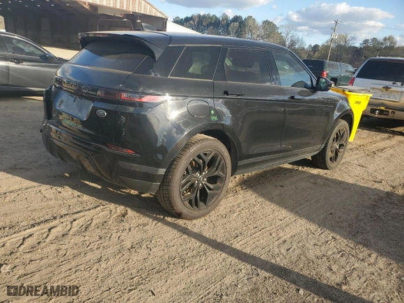 2020 Land Rover Range Rover Evoque S with VIN SALZJ2FX0LH119864, listed as a Copart auction lot 48968225 with 21,844 mi miles and Salvage Title. Bid and sale history available at carsss.com. Image 3.