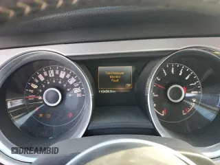 2014 Ford Mustang V6 with VIN 1ZVBP8AM4E5213836, listed as a Copart auction lot 52729605 with 110,438 mi miles and Salvage Title. Bid and sale history available at carsss.com. Image 9.