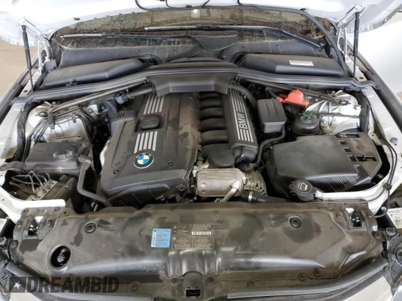 2009 BMW 5 Series 528i with VIN WBANU53569C119324, listed as a Copart auction lot 50292185 with 61,506 mi miles and Salvage Title. Bid and sale history available at carsss.com. Image 12.