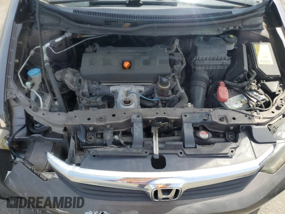 2012 Honda Civic LX z VIN 19XFB2F59CE309285, wystawiony jako Copart lot #57823965 z przebiegiem 95 991 mil mil oraz Szkoda całkowita • Salvage title. Historia ofert i sprzedaży dostępna na DreamBid. Obrazek 12.