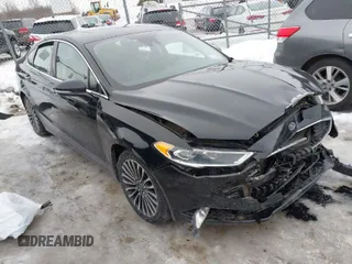2017 Ford Fusion SE with VIN 3FA6P0H93HR136181, listed as a IAAI auction lot 41643411 with 58,545 mi miles. Bid and sale history available at carsss.com. Image 1.