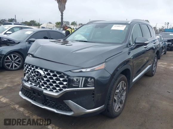 2023 Hyundai Santa Fe Limited with VIN 5NMS5DA19PH013204, listed as a IAAI auction lot 41909727 with 17,206 mi miles and . Bid and sale history available at DreamBid. Image 17.