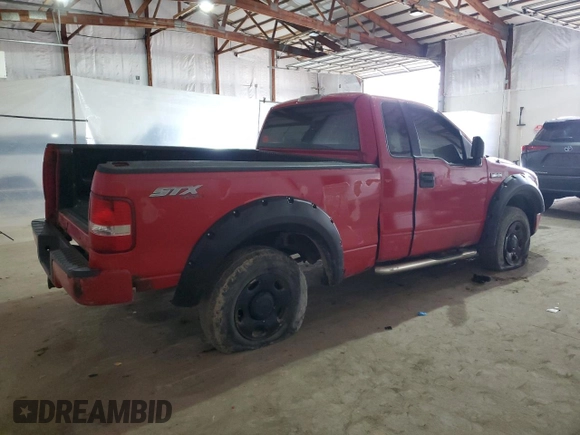 2005 Ford F-150 XL with VIN 1FTRF14W35NC11195, listed as a Copart auction lot 49278615 with 0 mi miles and Salvage Title. Bid and sale history available at carsss.com. Image 3.