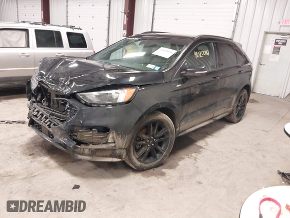2020 Ford Edge SEL with VIN 2FMPK4J9XLBB53562, listed as a IAAI auction lot 41020081 with 74,657 mi miles. Bid and sale history available at carsss.com. Image 2.